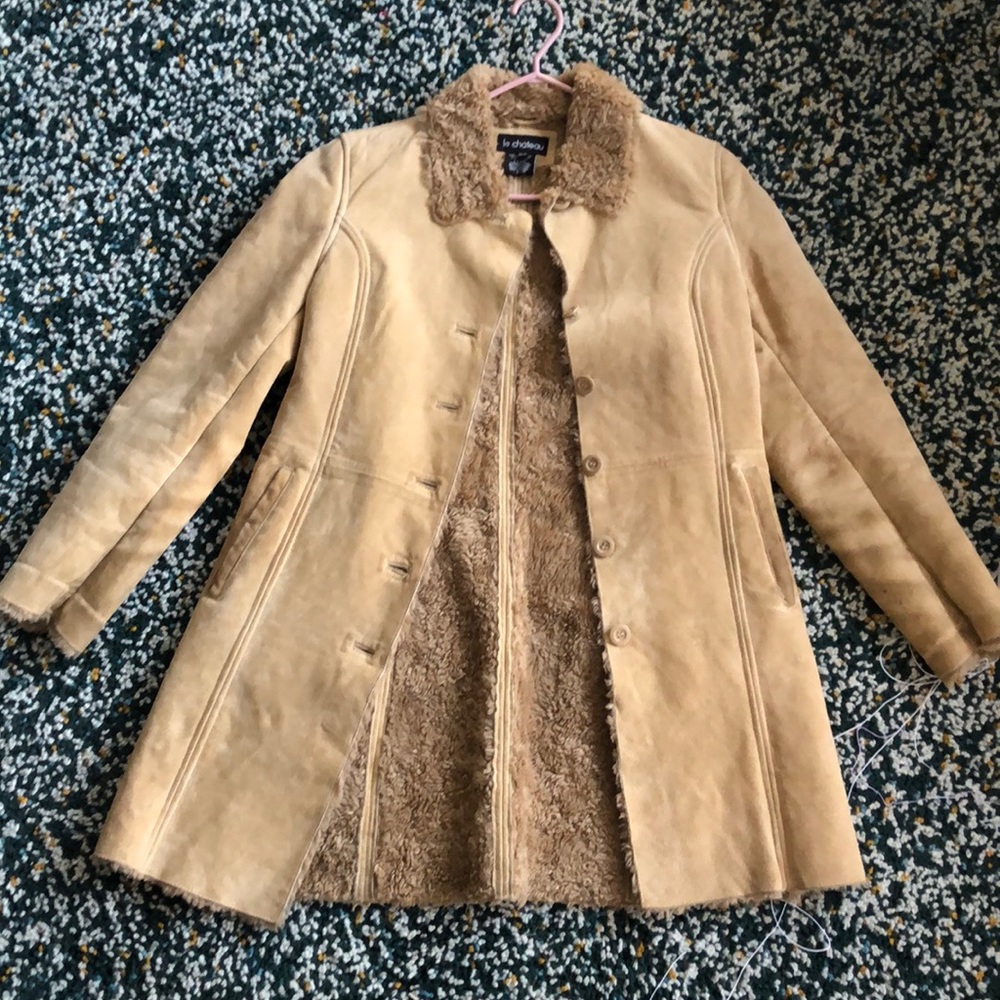 Le Chateau Leather (suede) coat. Beautiful!